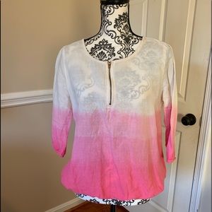 Fame forever, women’s ombre shirt, three-quarter length sleeve, size XL 💕